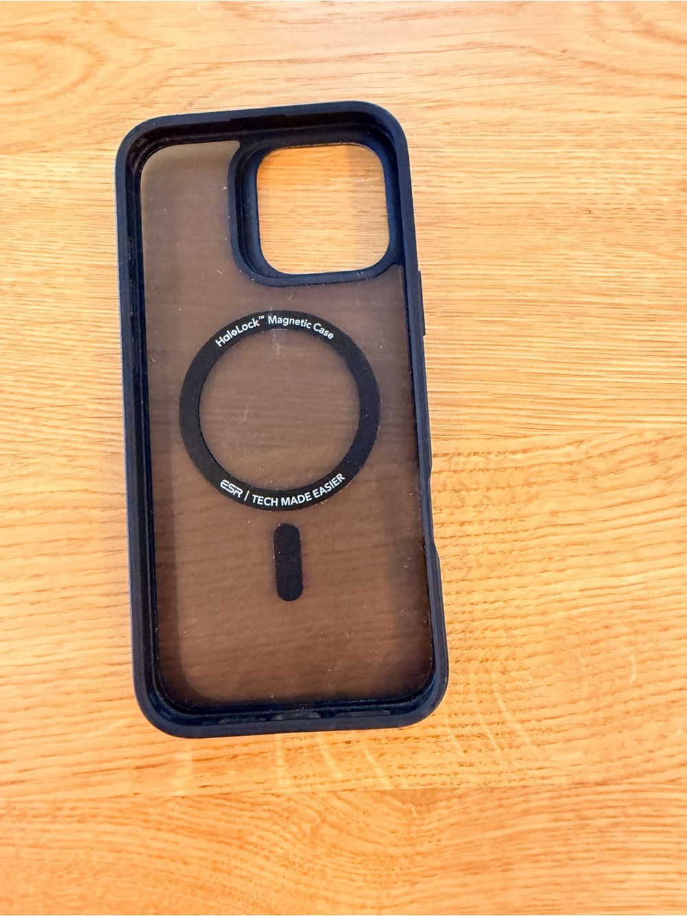 HoloLock Magsafe Clear Black iPhone Case